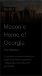 Mobile Screenshot of masonichomeofgeorgia.com